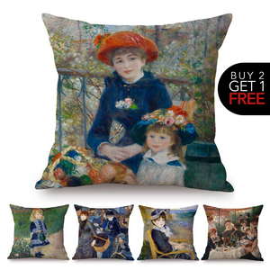 Auguste Renoir Inspired Cushion Covers