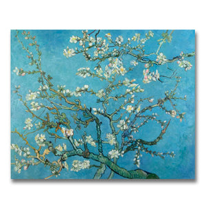 Branches with Almond Blossom hand-painted Van Gogh reproduction