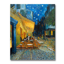 Load image into Gallery viewer, Café Terrace at Night hand-painted Van Gogh reproduction
